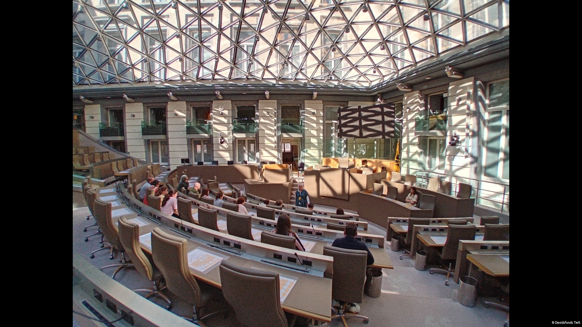 Geleid bezoek aan het Vlaams Parlement.
